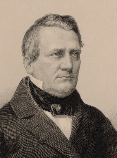 Portret kompozytora Franza Lachnera 1803-1890 , 1850. autorstwa Albrecht Fürchtegott Schultheiss