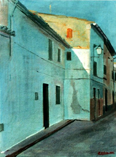 Ulica Chiva autorstwa Alejandro Cabeza