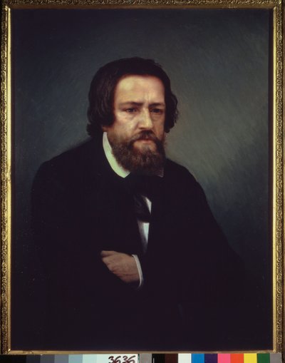 Portret artysty Aleksandra Iwanowa (1806-1858). Obraz Siergieja Pietrowicza Postnikowa (1825-1880), olej na płótnie. XIX-wieczna sztuka rosyjska. Państwowa Galeria Tretiakowska, Moskwa. autorstwa Aleksandr Andreevich Ivanov