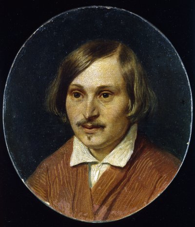 Portret pisarza Nicolasa Gogola (1809-1852) (Portret autora Nikołaja Gogola). Obraz Aleksandra Andriejewicza Iwanowa (1806-1858), olej na płótnie autorstwa Aleksandr Andreevich Ivanov
