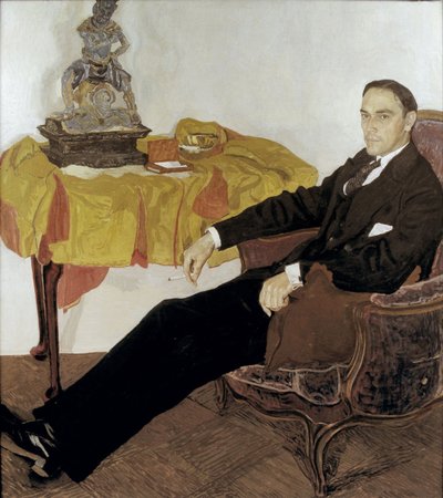 Portret Michaiła Iwanowicza Tereszczenki 1886-1956, 1911-1914 autorstwa Aleksandr Jakovlevic Golovin