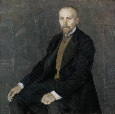 Portret artysty Nicholasa Roericha 1874-1947, 1907 autorstwa Aleksandr Jakovlevic Golovin