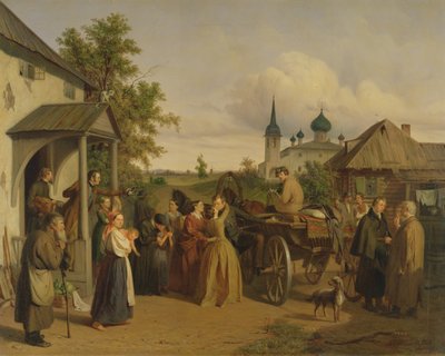 Wyjazd, 1850 autorstwa Aleksei Filippovich Chernyshev