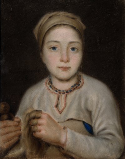 Anisia, 1822 autorstwa Aleksei Gavrilovich Venetsianov