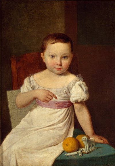 Portret Nastenki Chawskiej, 1826 autorstwa Aleksei Gavrilovich Venetsianov
