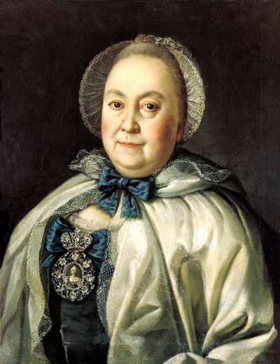 „Portret damy dworu hrabiny Marii A. Rumiancewej”, 1698-1788, 1764. autorstwa Aleksei Petrovich Antropov