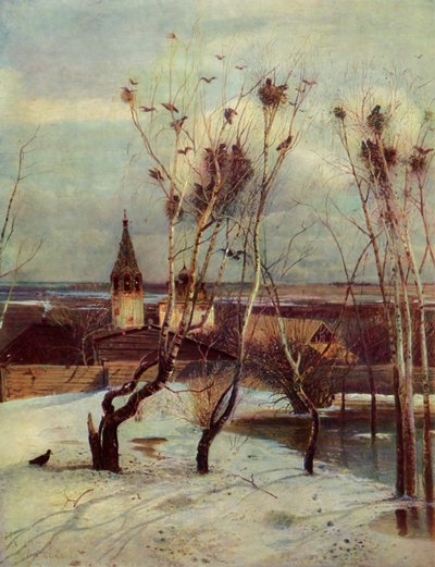 „Kruki przybyły”, 1871, 1965. autorstwa Aleksey Savrasov
