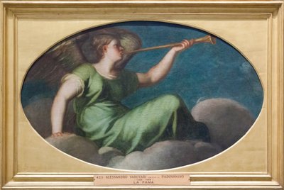 Sława (olej na płótnie) autorstwa Alessandro (1588 1648) Varotari