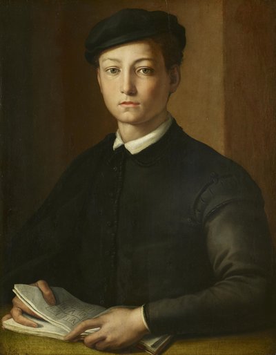 Portret młodzieńca autorstwa Alessandro Allori