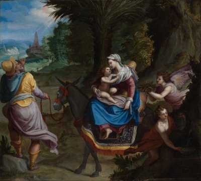 Ucieczka do Egiptu autorstwa Alessandro Allori