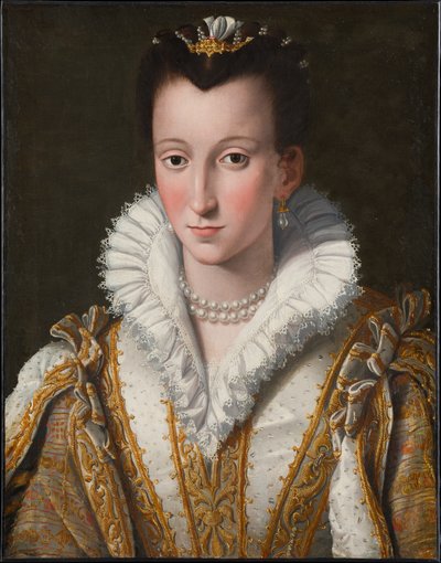 Portret Eleonory di Garzia di Toledo, zwanej Dianora (?) autorstwa Alessandro Allori
