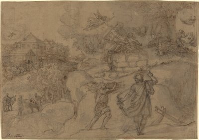 Ofiara Abrahama autorstwa Alessandro Allori