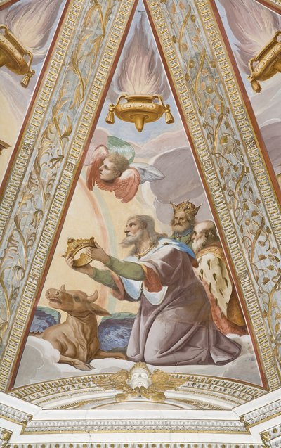 Królowie od Wiecznego Ojca i Królów autorstwa Alessandro Casolani