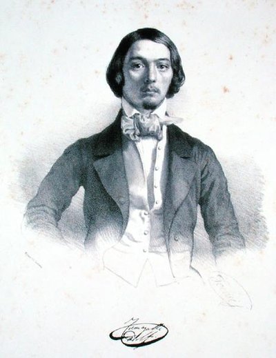 Adolfo Fumagalli (1828-56) (lito) autorstwa Alessandro Focosi