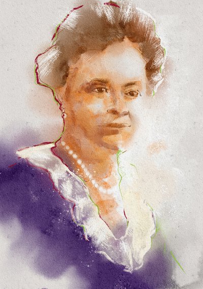 Portret Farmakologa Gertrudy. Elion, 2023 (ilustracja) autorstwa Alessandro Lonati