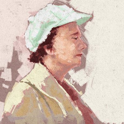 Portret naukowca Rachel Carson, 2023 (ilustracja) autorstwa Alessandro Lonati