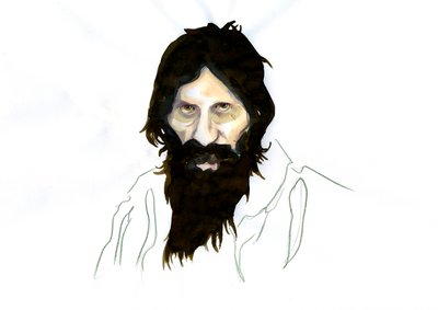 Portret Grigorija Jefimowicza Rasputina (Rasputin autorstwa Alessandro Lonati