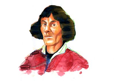 Portret Mikołaja Kopernika (Nicolaus Copernicus autorstwa Alessandro Lonati