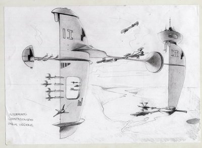 Ilustracja science fiction: baza kosmiczna we wszechświecie ze statkami. Rysunek autorstwa Alessandro Lonatiego autorstwa Alessandro Lonati