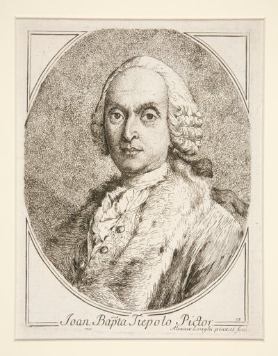 Portret W.B. Tiepolo autorstwa Alessandro Longhi