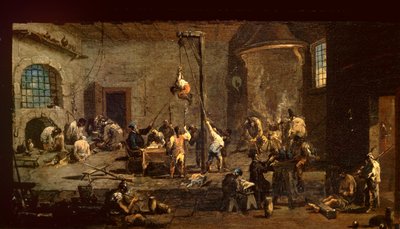 Sąd Inkwizycji, ok. 1710-20 autorstwa Alessandro Magnasco