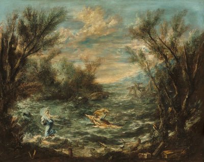 Chrystus nad Jeziorem Galilejskim, ok. n.e. 1740. autorstwa Alessandro Magnasco