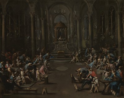 Synagoga, 1725-35 autorstwa Alessandro Magnasco