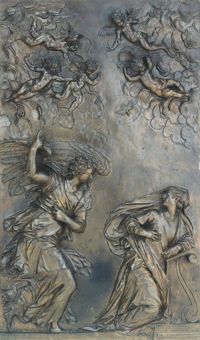 Zwiastowanie, c. 1583. autorstwa Alessandro Vittoria