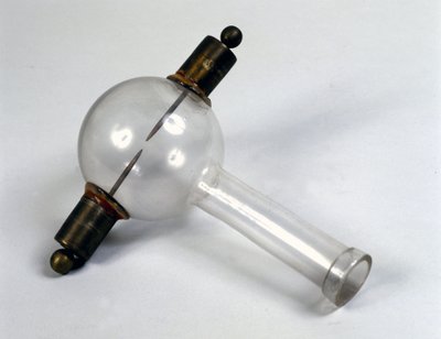 Pistolet elektryczny Alessandro (Alexandre) Volta używany do zapalania metanu. Muzeum Nauki i Techniki, Mediolan. autorstwa Alessandro Volta