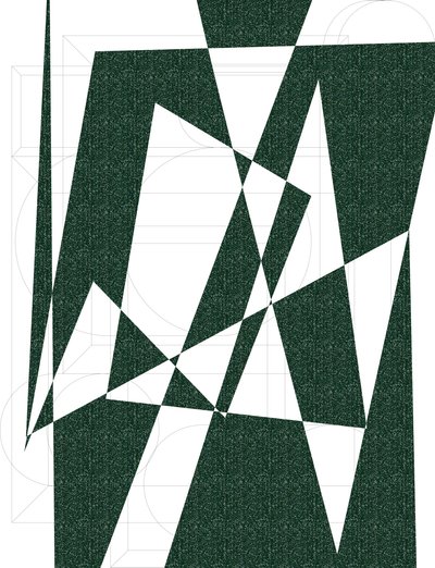 #3,2019, (media mieszane) autorstwa Alex Caminker