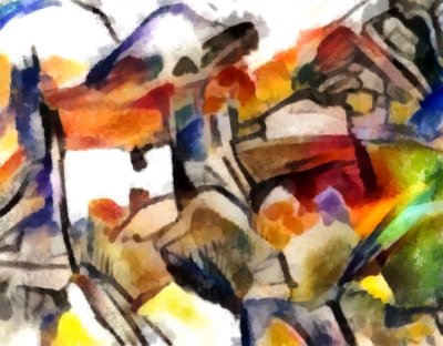 Krajobraz ogrodowy, 2016, autorstwa Alex Caminker