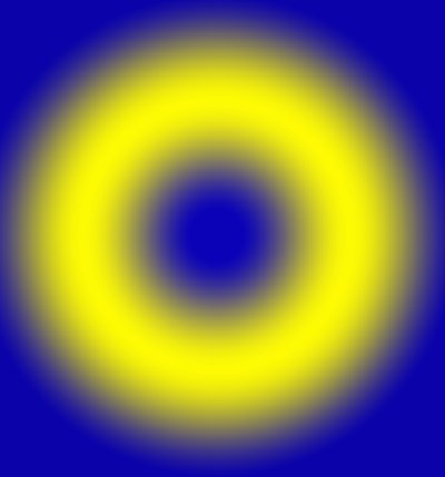 Światła geometryczne, nr 4 (gradient) autorstwa Alex Caminker