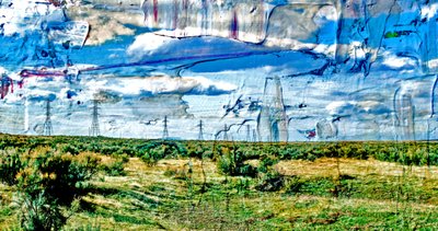 Ocean, 2019, (media mieszane) autorstwa Alex Caminker