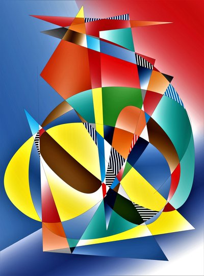 Bez tytułu,2019,(gradient) autorstwa Alex Caminker