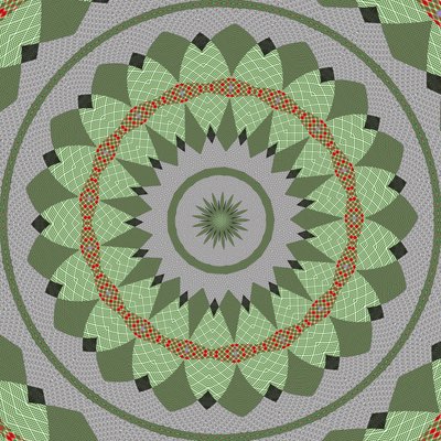 arabeska #1,2019, (cyfrowa) autorstwa Alex Caminker