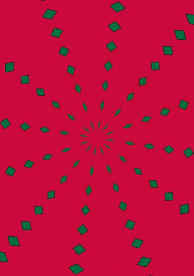 arabeska #16,2019, (media mieszane) autorstwa Alex Caminker