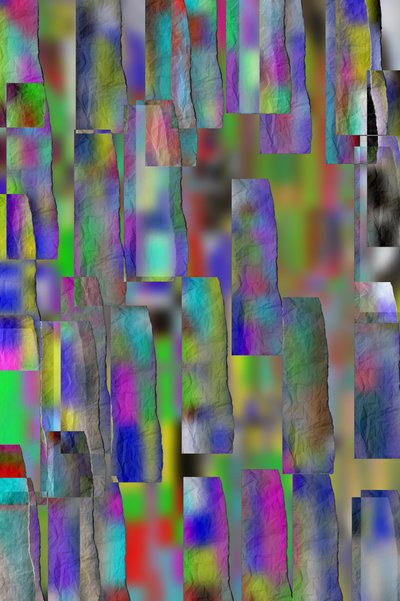 etiuda #24,2019, (media mieszane) autorstwa Alex Caminker
