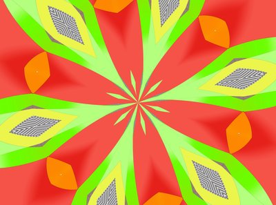 kwiaty #101,2019,(media mieszane) autorstwa Alex Caminker