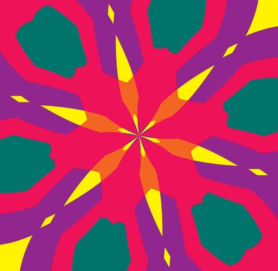 kwiaty #10,2019, (media mieszane) autorstwa Alex Caminker