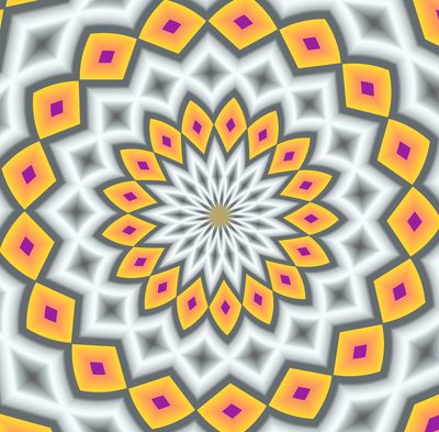 kwiaty #11,2019,(gradient) autorstwa Alex Caminker