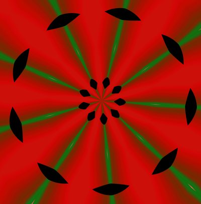 kwiaty #2,2019,(gradient) autorstwa Alex Caminker