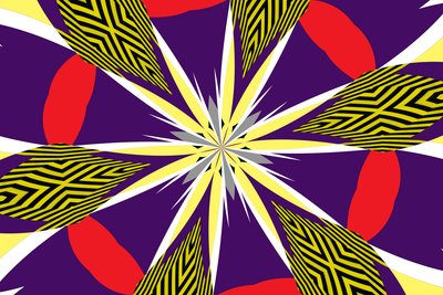 kwiaty #24,2019, (media mieszane) autorstwa Alex Caminker