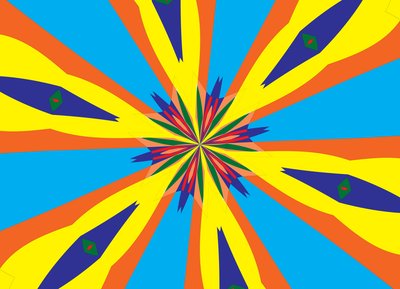 kwiaty #28,2019, (media mieszane) autorstwa Alex Caminker