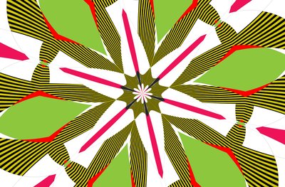 kwiaty #5,2019, (media mieszane) autorstwa Alex Caminker