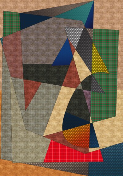 krajobraz #33,2019, (media mieszane) autorstwa Alex Caminker