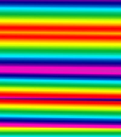 krajobraz magnetyczny, 2017, (gradient) autorstwa Alex Caminker