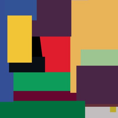naturalne kolory,2016, autorstwa Alex Caminker