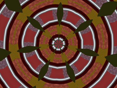 ornament #36,2019, (media mieszane) autorstwa Alex Caminker