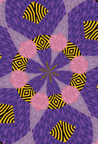 ornament #69,2019, (media mieszane) autorstwa Alex Caminker