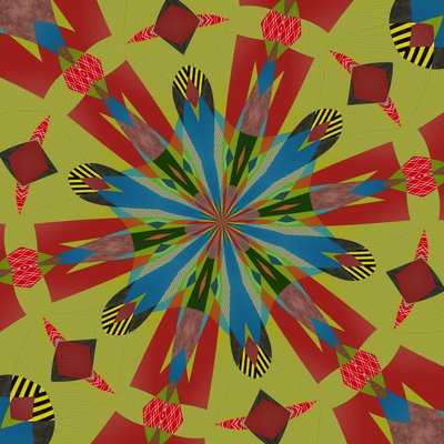 ornament #80,2019, (media mieszane) autorstwa Alex Caminker